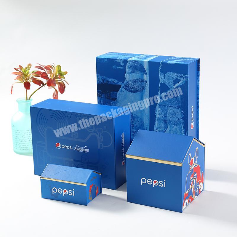 Luxury customized high-end  rigid coated paper book shape closure with magnetic printing packaging  box with for beverge