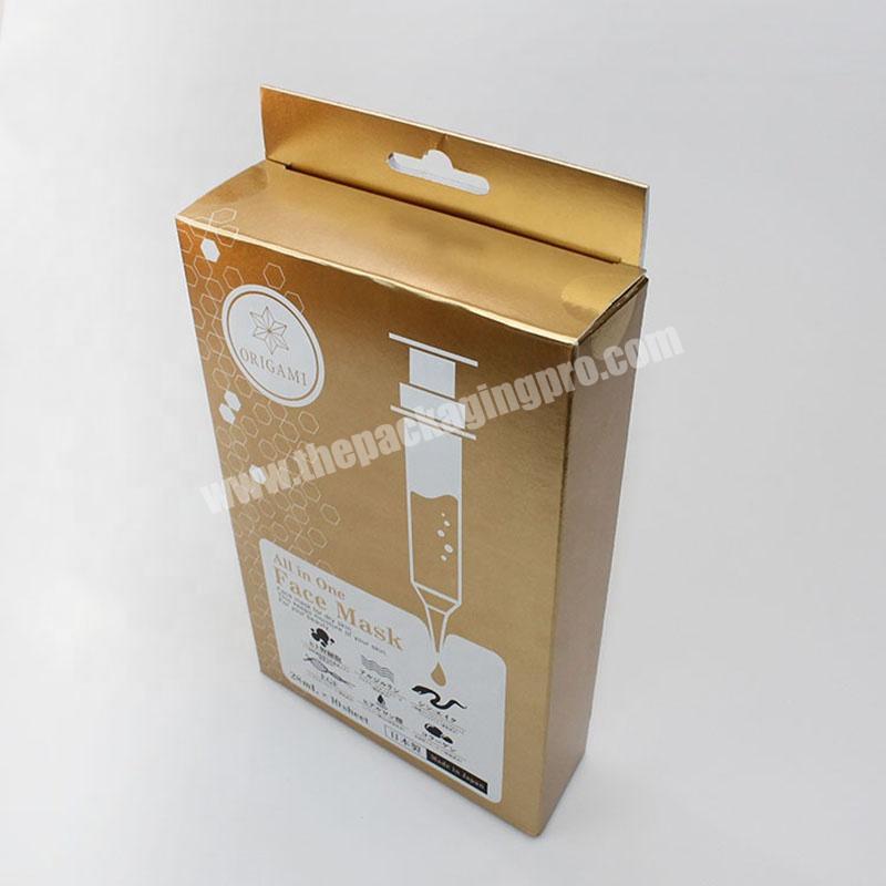 Luxury customized paper cosmetic gift packaging box