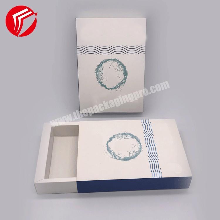 luxury customized sliding paper packaging box skincare facemask packaging mask pack boxes