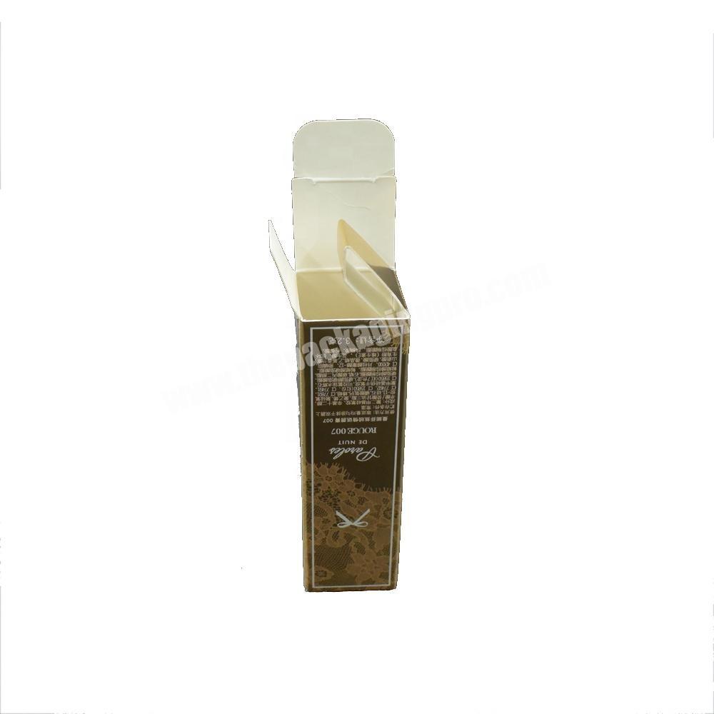 Luxury design custom logo printed cosmetic liquid lipstick paper gift retail packaging box