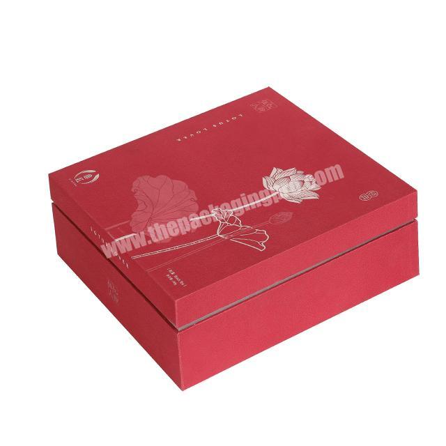 luxury design gift packaging paper chinese mooncake box