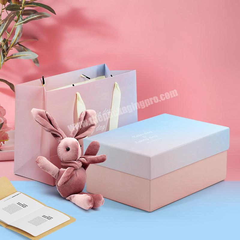 Luxury Design High Quality Europe Standard Paper Bag and Box for Gift