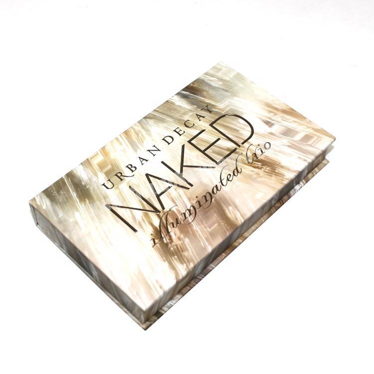 luxury design magnetic cardboard makeup box eye shadow packaging box