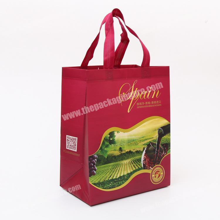 Luxury design PP laminated reusable non woven bag