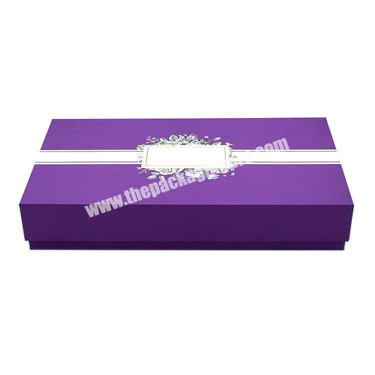 Luxury elegant rigid paper box for wedding gift cake packaging