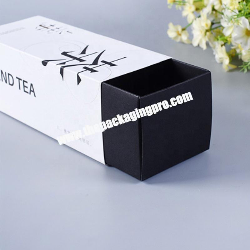 Luxury Embossed Logo Custom Paper Gift Box Packaging For Tea