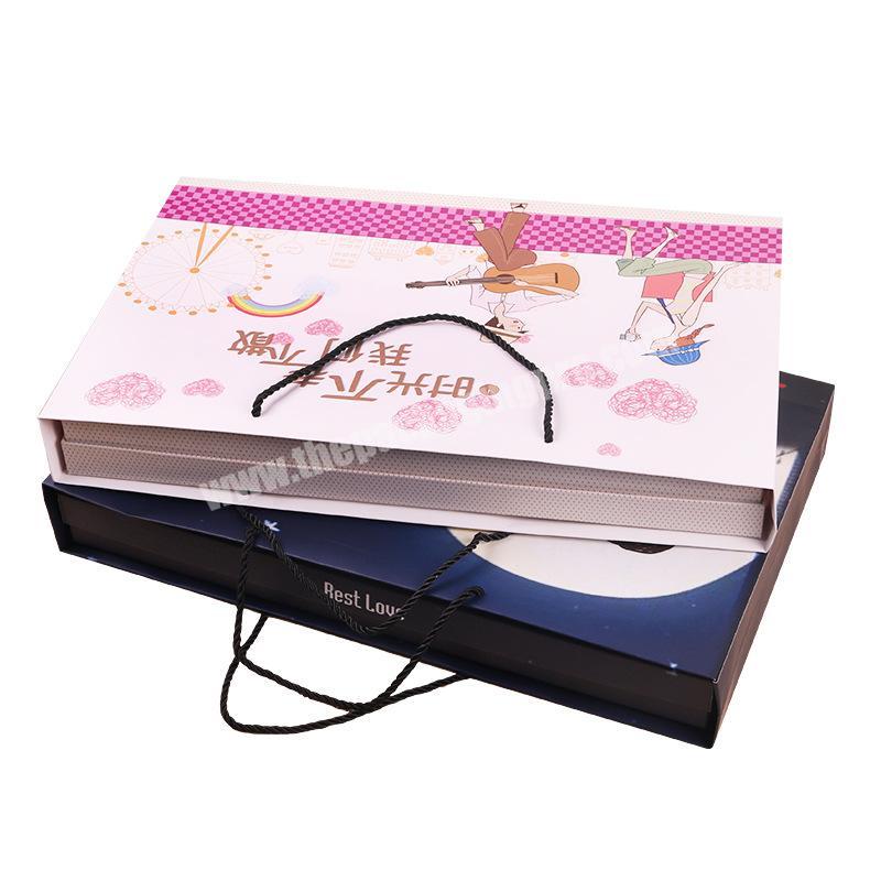 Luxury empty sweet boxes with fancy gift bags for chocolate cheap wholesale