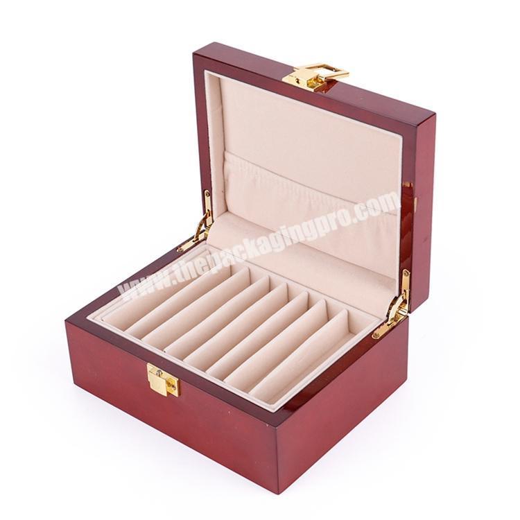 Luxury European style Leather Organizer Custom Jewelry Box