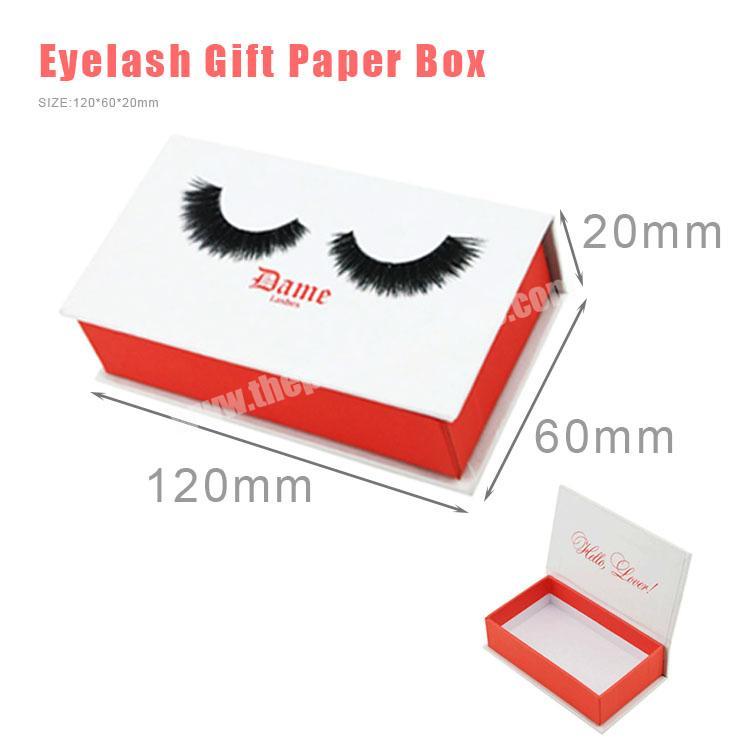 Luxury eyelash book Box With Magnetic Paper gift box in packaging boxes