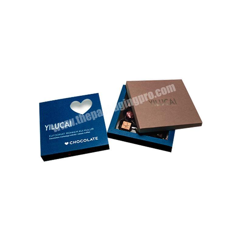 Luxury Fancy Custom Handmade Chocolate Praline Bar Candy Paper Gift Chocolate Packaging Box, Chocolate Box