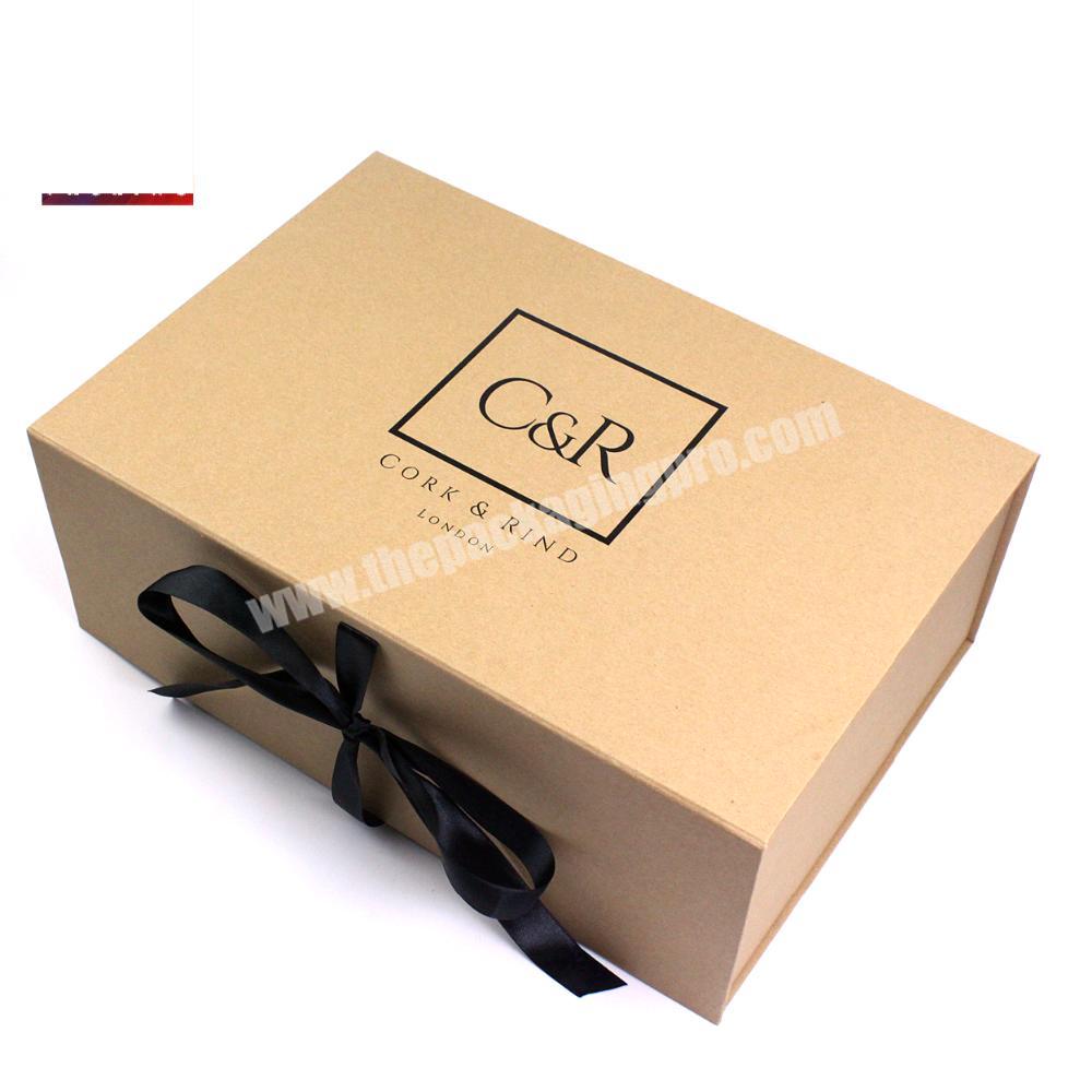 Luxury Foil Print Wedding Dress Paper Box With Ribbon Crownwin Packaging