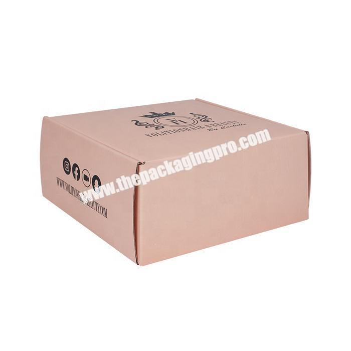 Luxury folding corrugated paper packaging box mail shipping box