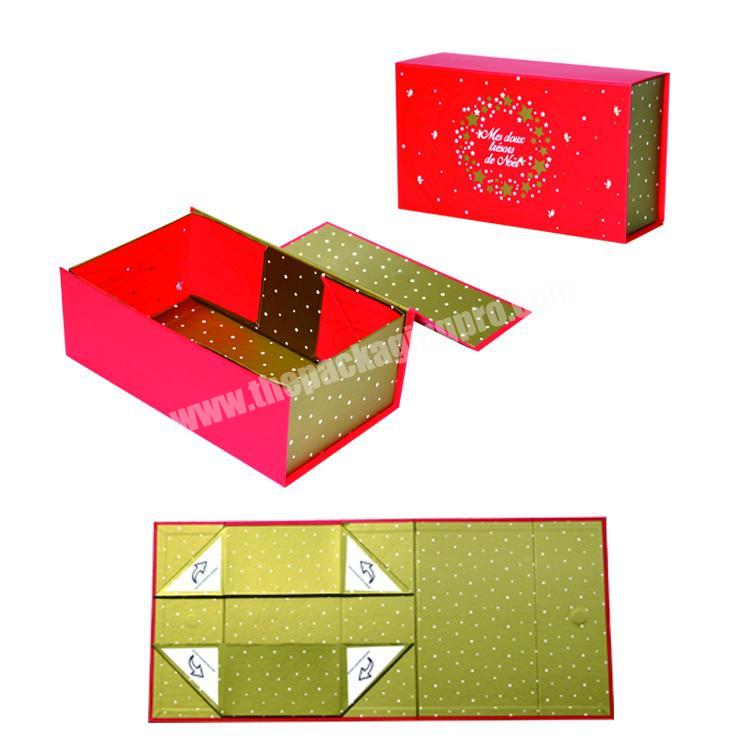 Luxury Folding Cosmetic Gift Storage Box  cosmetic with magnets closure