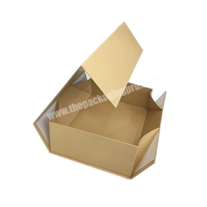 luxury folding rigid gift cardboard paper storage box