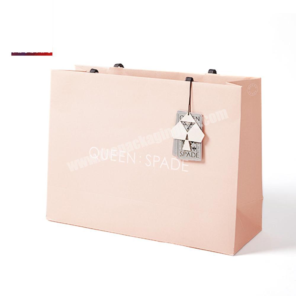 Luxury Free Sample Bag Pink Party Paper Bag Crownwin Package