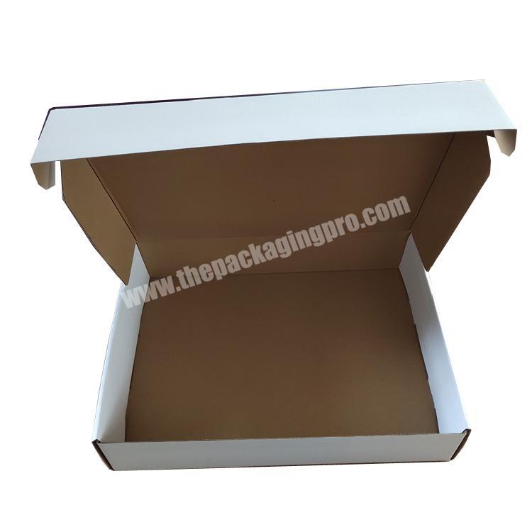 Luxury Full Printed Customized Corrugated Packaging Shoe Box For Clothes Packaging