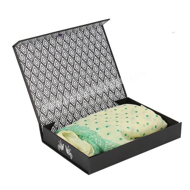 Luxury gift packaging factory silk scarf box