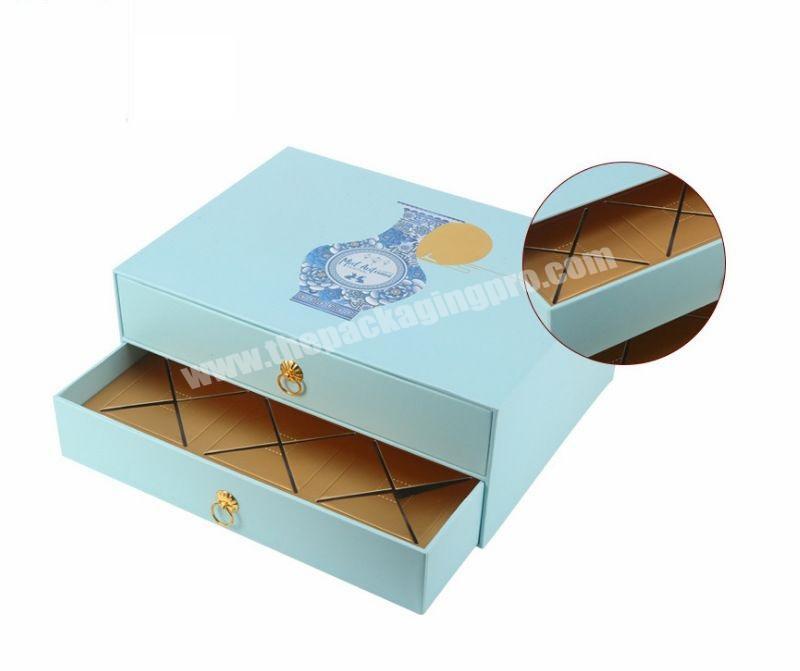 Luxury gift packing box moon cake paper box customise moon cake box