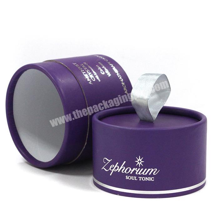 Luxury gift paper tube custom cylinder packaging box round package box