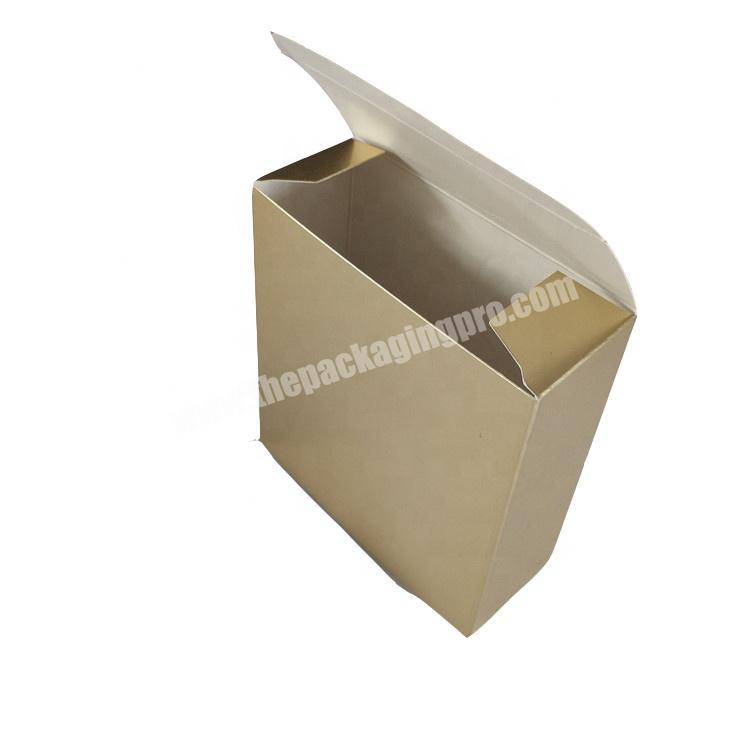 Luxury gold cardboard paper packaging box