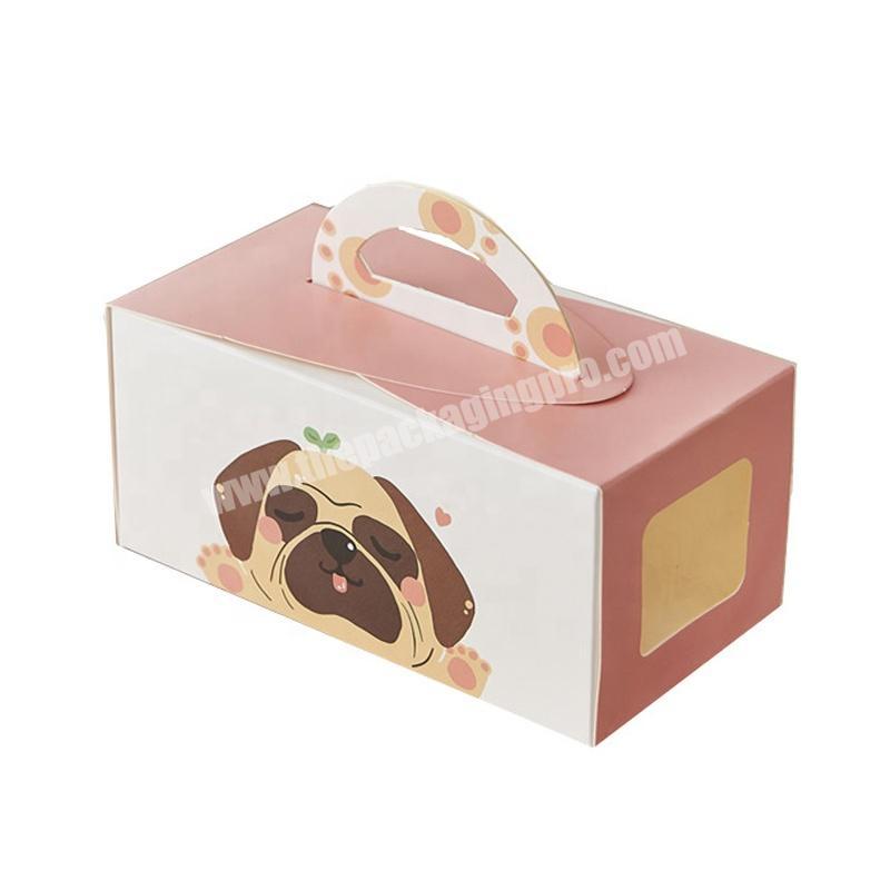 Luxury Handmade Cake Packaging Paper Box With Window