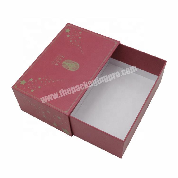 Luxury Hard Cardboard Hardboard Paper Magnetic Gift Red Perfume Jewellery Wholesale High End Cake Box For Tea Candle