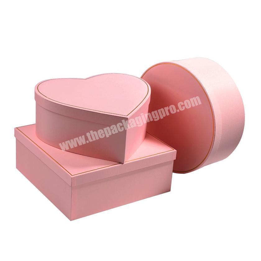 Luxury Heart Shaped Custom Recycle Handmade Cardboard Perfume Flower Gift Box Packaging with Lid