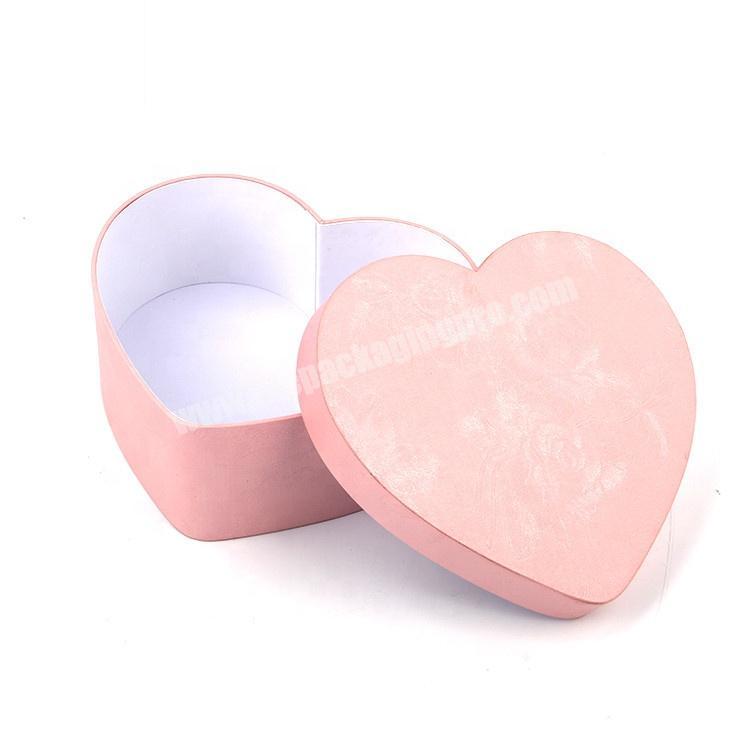 Luxury Heart Shaped Recycle Cardboard Paper Packaging Wedding Candy Chocolate Gift Box