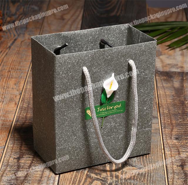 luxury high quality low price fancy paper bag with handle for promotion