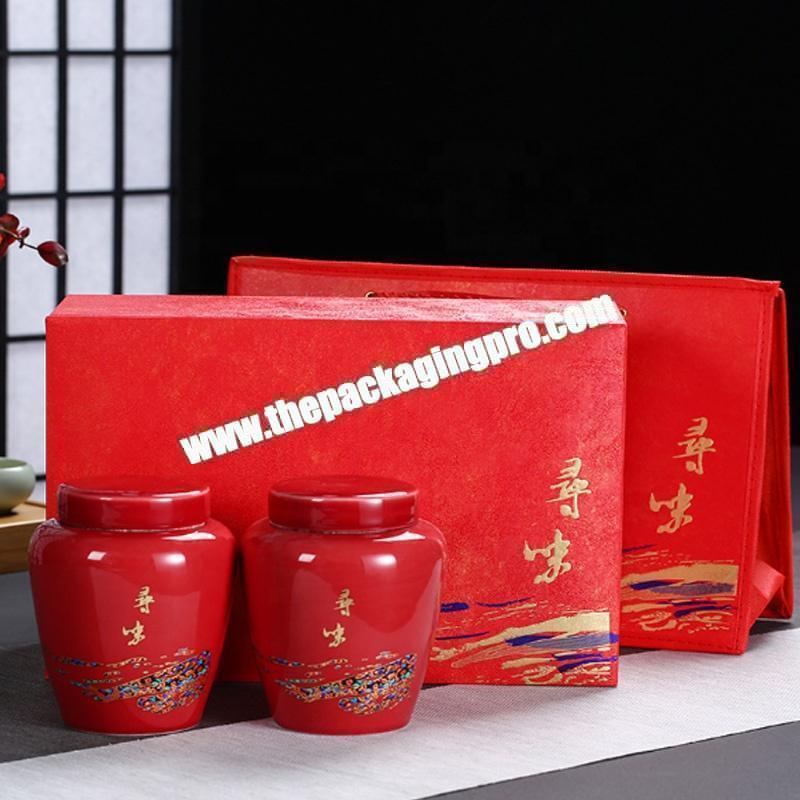 Luxury high quality rigid cardboard tea paper packaging box