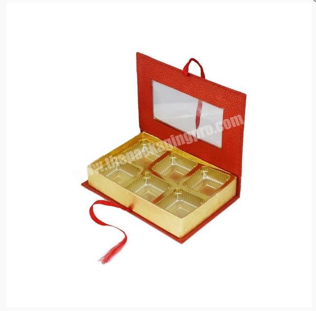 Luxury High Quality Valentine's Day Gift Box Chocolate Truffle Cardboard Packaging Box With Window