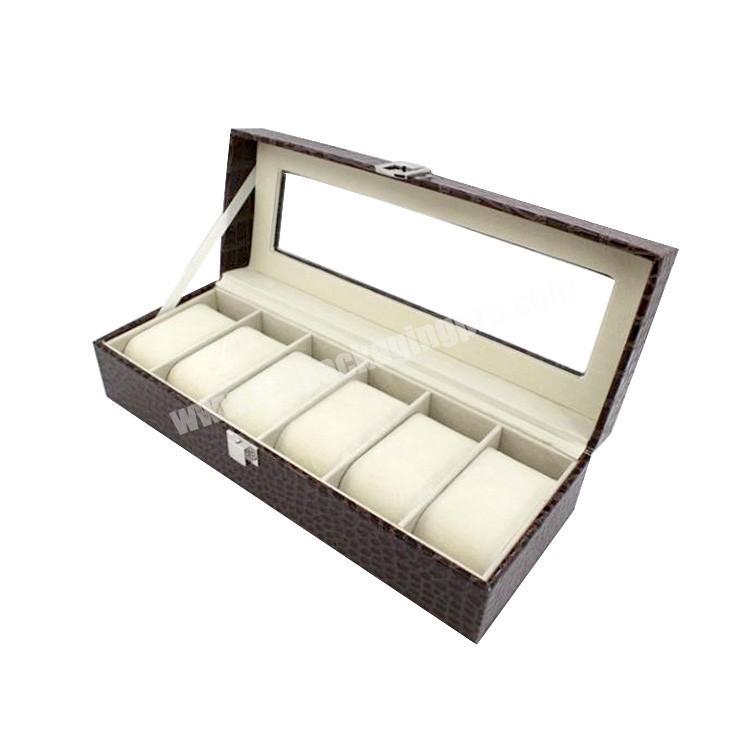Luxury high quality wooden storage window box for watch