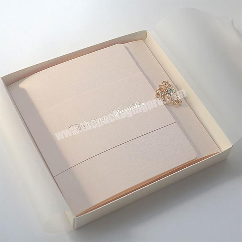 Luxury IvoryWhite Personalised Wedding Invitations In Box