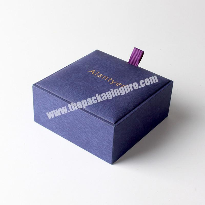 Luxury jewelry gift box with big leather