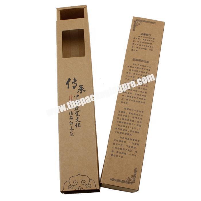 Luxury kraft drawer paper packaging chopstick boxes