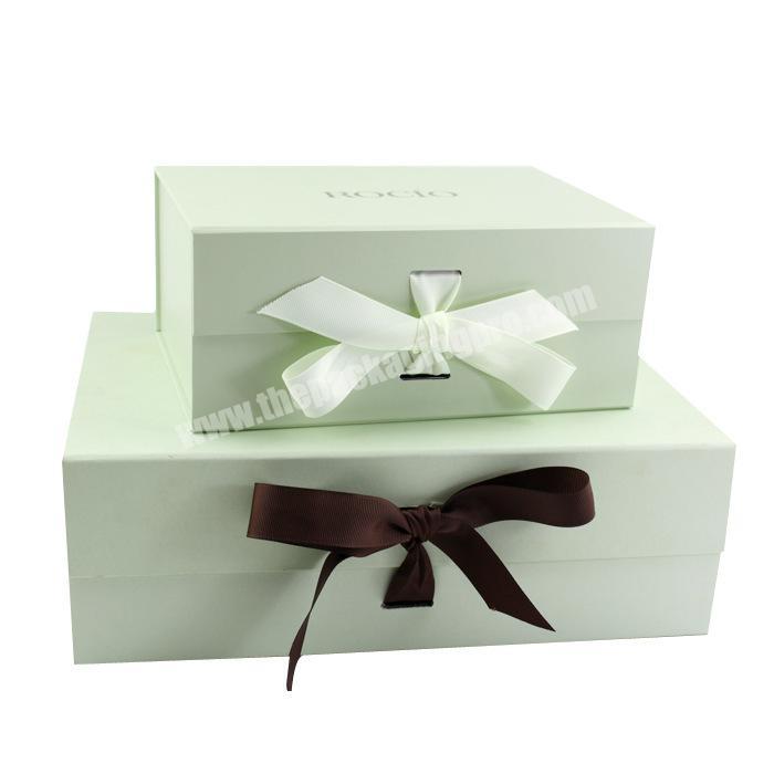luxury kraft git box custom logo paper packaging foldable box