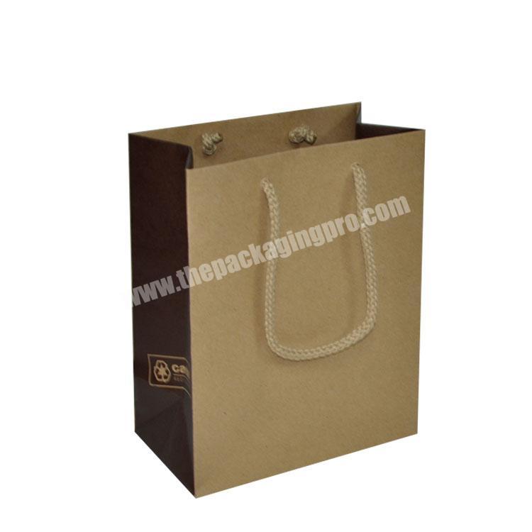 luxury kraft paper bag packaging custom paper bags
