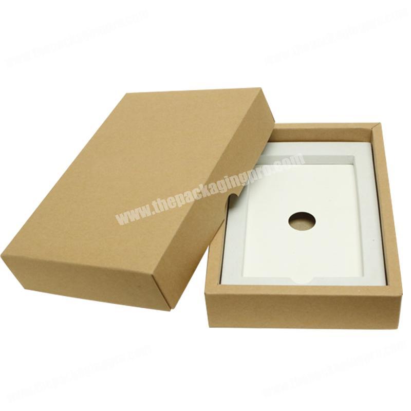 Luxury Kraft Paper Custom Logo Rigid Lid and Base Cell Phone Case Retail Packaging Gift Boxes
