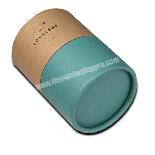 Luxury kraft paper gift round box packaging