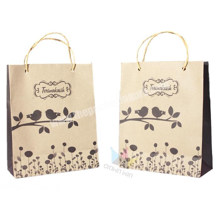 Luxury Kraft Shopping Paper Bag For Clothing CrownWin Packaging