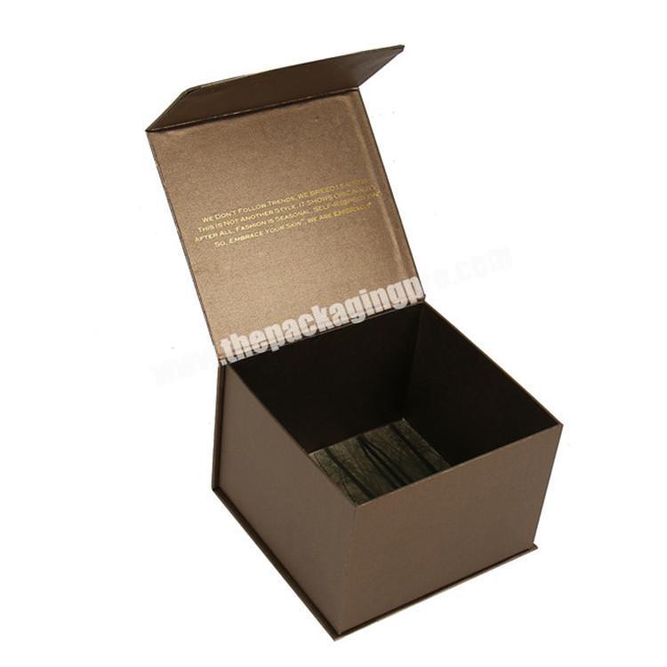 luxury large folding rigid paper packing fedora hat box