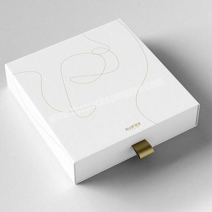 Luxury Leather Wedding Round Favor Gift Box White Cosmetic  Rose Gold Drawer Custom Match Heart Shape Paper Box Bracelet