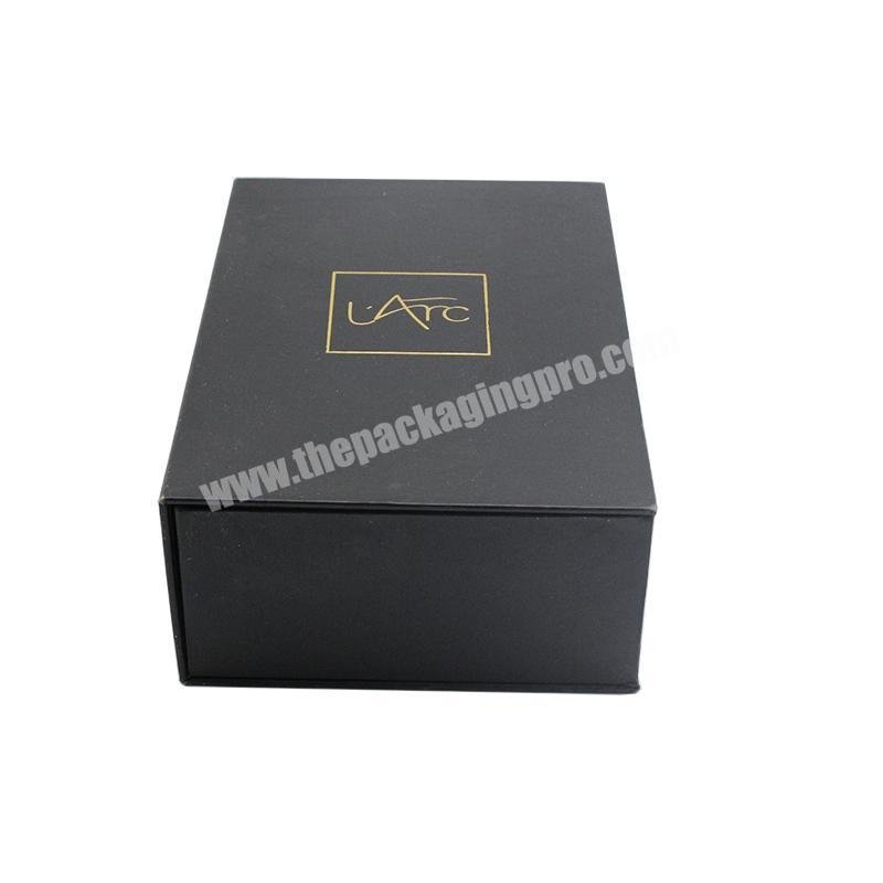 Luxury level design  logo customized quality  luxury cardboard flip top magnetic closure gift box for cosmetic