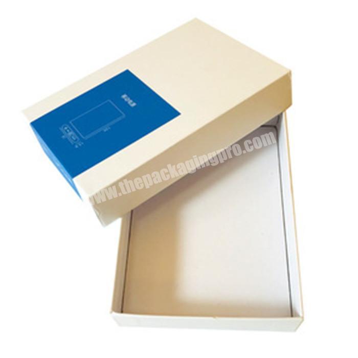Luxury lid and base cosmetics gift box packaging