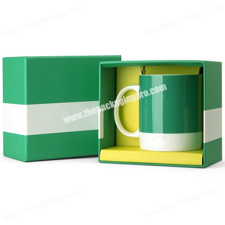 Luxury Lid and Bottom Bespoke brand products packaging paper box coffee cup Gift Box