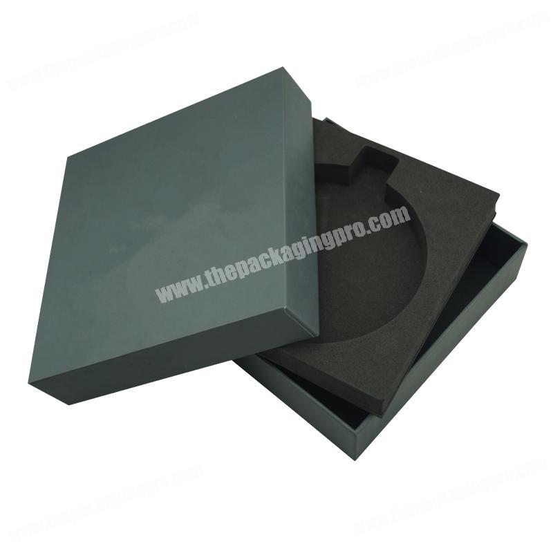 Luxury Lid and Bottom Bespoke Brand Products Packaging Paper EVA insert Silver Coin Packaging Gift Box