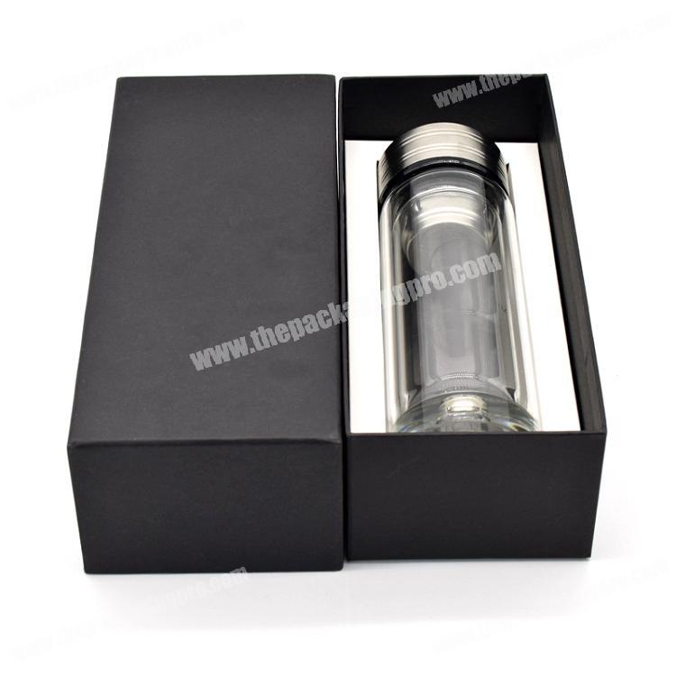 Luxury Lid and Bottom Customer's Logo Glass Drink Bottle Packaging Gift Boxes