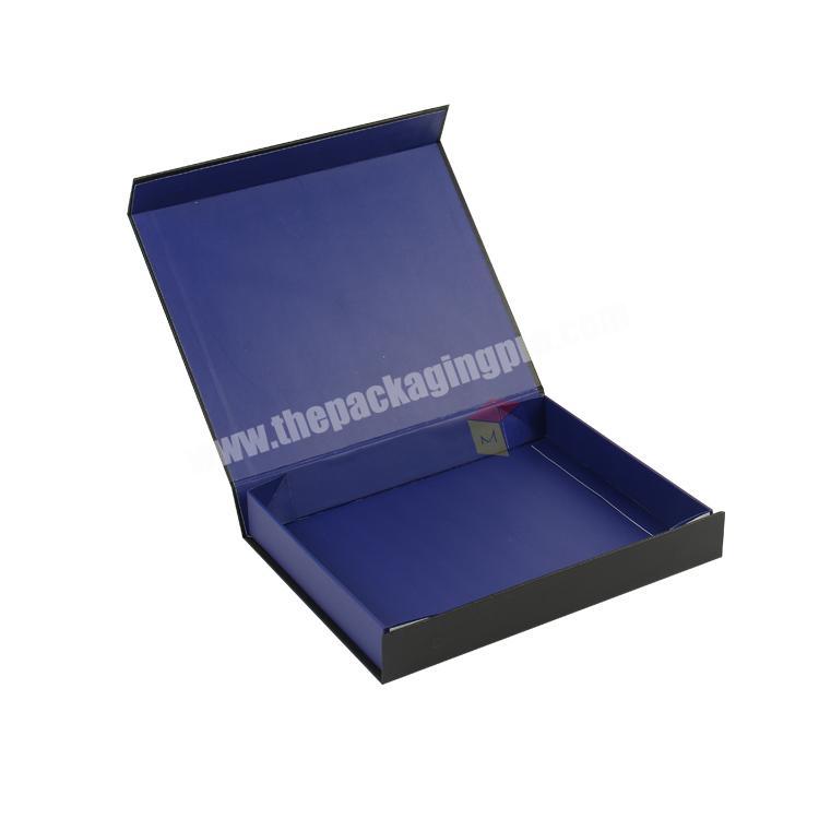 luxury magnetic folding box biodegradable clothing packaging