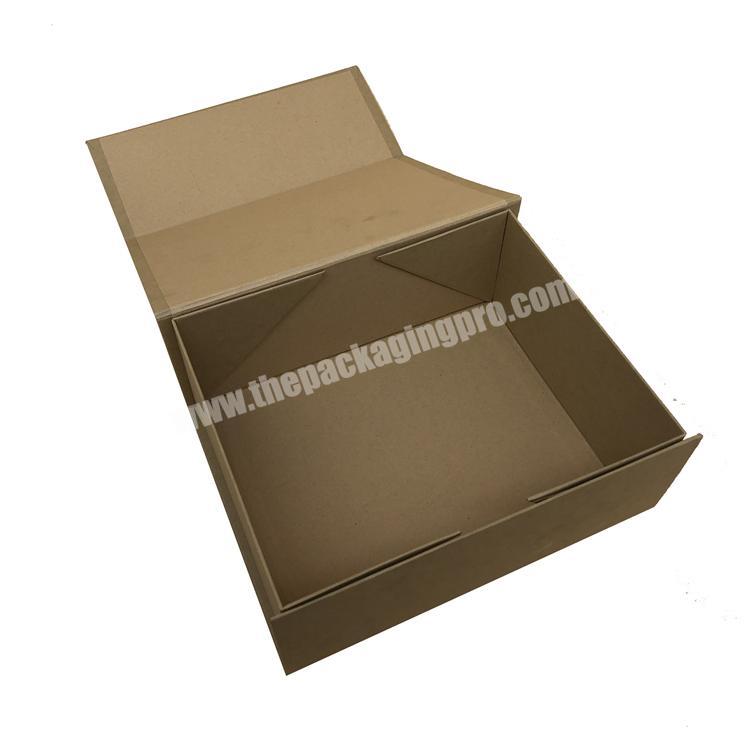 Luxury magnetic folding gift box For clothes box and shoe box