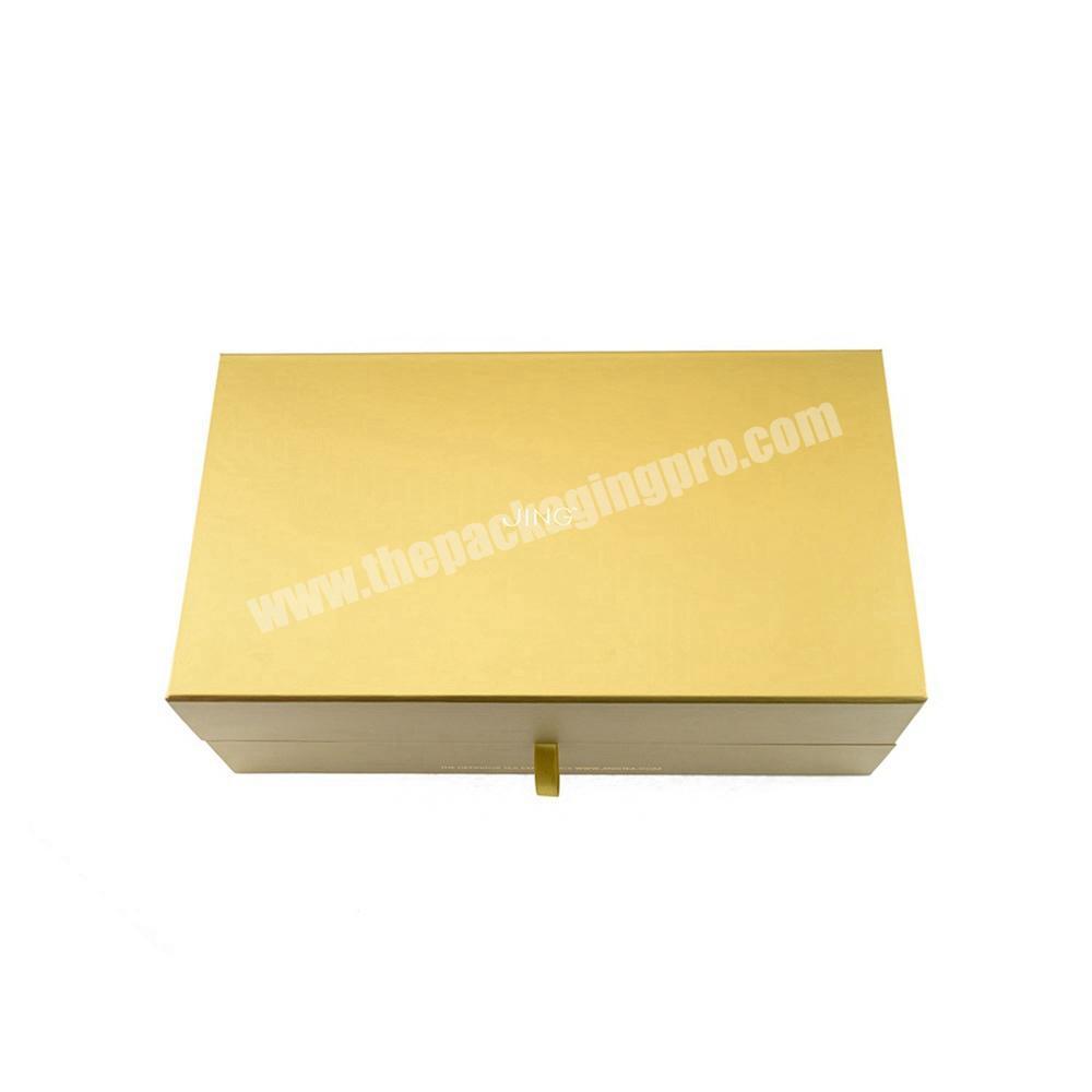 luxury magnetic gift box Black Gift Box Cosmetics Jewelry Kraft Packaging Box